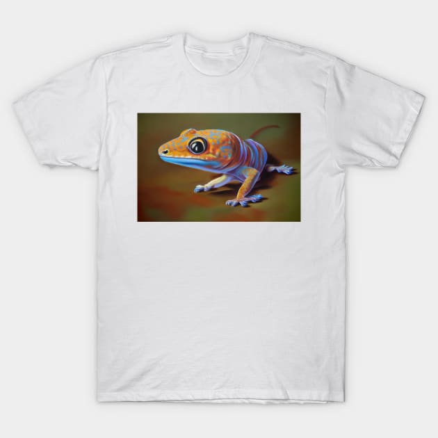 Gecko T-Shirt by cloudart2868